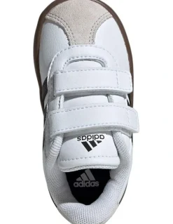 adidas Vl Court 3.0 Self-Fastening Infant Sneakers in Black/White