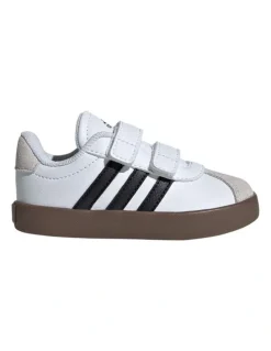 adidas Vl Court 3.0 Self-Fastening Infant Sneakers in Black/White
