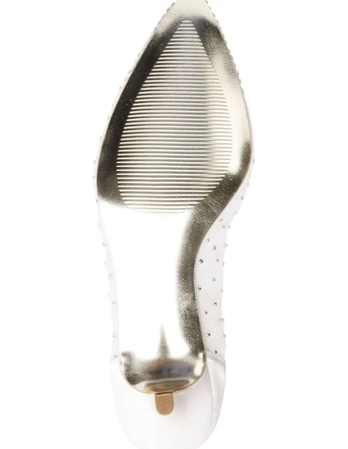 Alan Pinkus Spritz Ivory Satin Pump