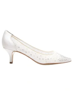 Alan Pinkus Spritz Ivory Satin Pump