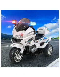 Alfordson Electric 60W Motors BMW Inspired Ride On Patrol Motorcycle Toy