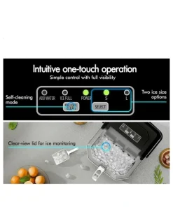 Alfordson Ice Maker Machine in With Handle in Multi