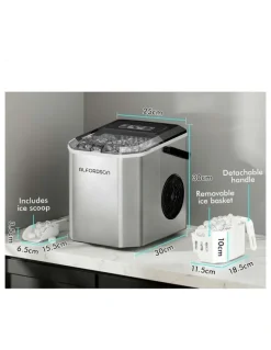 Alfordson Ice Maker Machine in With Handle in Multi