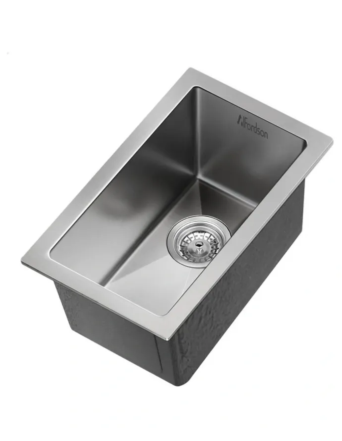 Alfordson Kitchen Sink Stainless Steel Drop in Flush Under Mount Basin 250X450MM