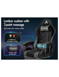 Alfordson Lambar Cushion Gaming Chair in Multi