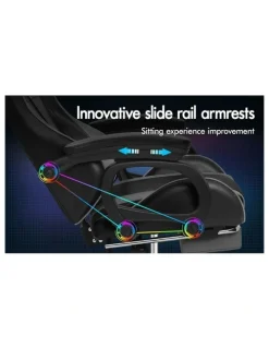 Alfordson Lambar Cushion Gaming Chair in Multi