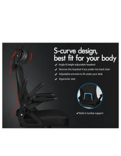 Alfordson Mesh Office Chair in Black