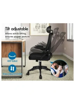 Alfordson Mesh Office Chair in Black