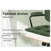 Alfordson Office Chair Ergonomic Executive Computer Work Seat Chenille Green