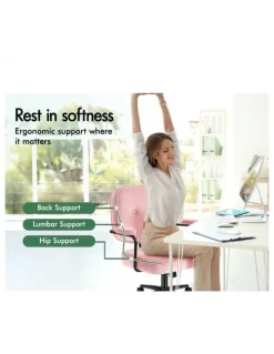 Alfordson Office Chair Ergonomic Executive Computer Seat Gaming Mid Back