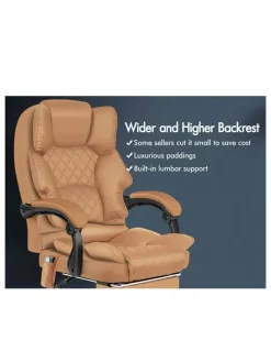 Alfordson Office Chair in Brown