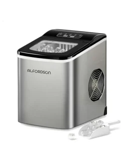 Alfordson Portable Ice Maker Machine 2.2L in Silver