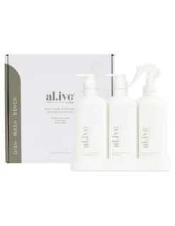 al.ive body Lemon Myrtle and Honeydew Kitchen Trio Set