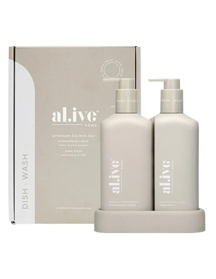 al.ive body Lemon & Pomegranate + Watermelon & Lime Kitchen Duo Kit