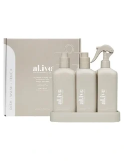 al.ive body Lemon & Pomegranate + Watermelon & Lime Kitchen Trio Kit