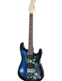 Alpha Alpha Electric Guitar in Rock Blue