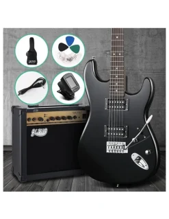 Alpha Alpha Electric Guitar in Rock Blue