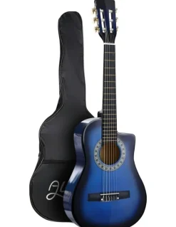 Alpha Classical Acoustic Cutaway 1/2 Size Guitar With Carry Bag 34 Inch