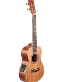 Alpha 26 Inch Ukulele Equaliser Natural Mahogany Tenor Beginner Gift With Bag