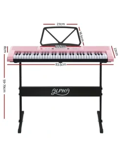 Alpha 61 Key Lighted Electronic Keyboard