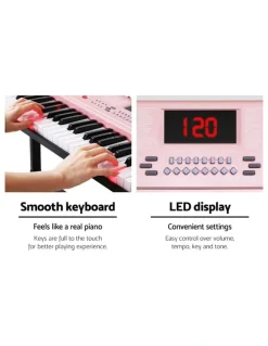 Alpha 61 Key Lighted Electronic Keyboard