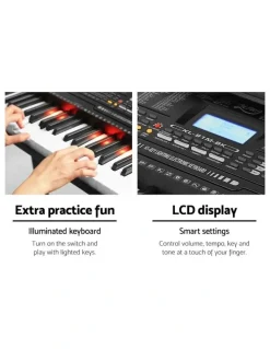 Alpha 61 Key Lighted Electronic Keyboard