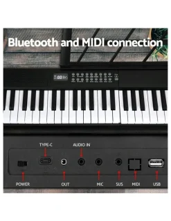 Alpha 61 Keys Foldable Electronic Piano Keyboard with Carry Bag