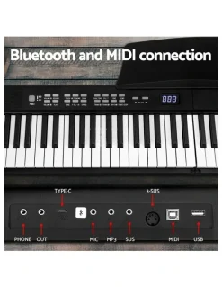 Alpha 88 Keys Foldable Electronic Piano Keyboard with Carry Bag