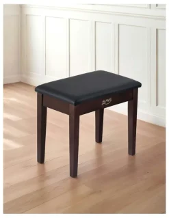 Alpha Piano Bench Stool with Storage Wooden PU Leather