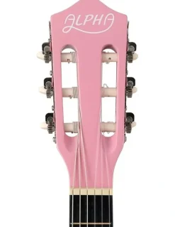 Alpha Wooden Body Nylon String Beginner Classical Guitar 34 Inch