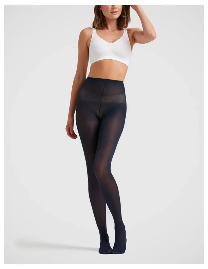Ambra 70D Hipster School Tight in College Navy