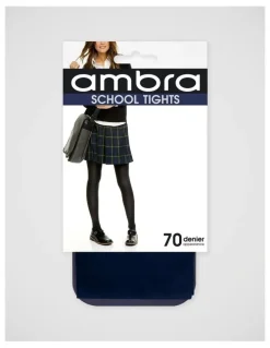 Ambra 70D Hipster School Tight in College Navy