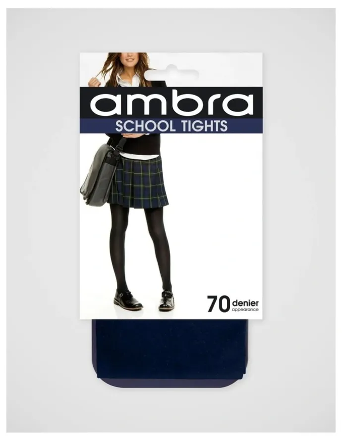 Ambra 70D Hipster School Tight in College Navy