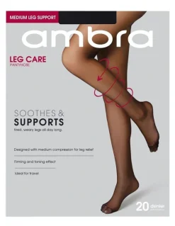 Ambra Qantas Legcare in Black