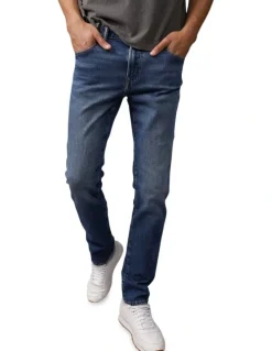 American Eagle Intl Excl Medium Clean Slim Fit Jeans in Blue