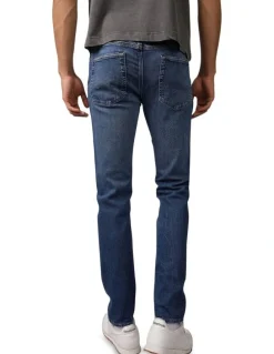 American Eagle Intl Excl Medium Clean Slim Fit Jeans in Blue