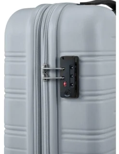 American Tourister Highturn 55cm Spinner Suitcase in Matt Silver