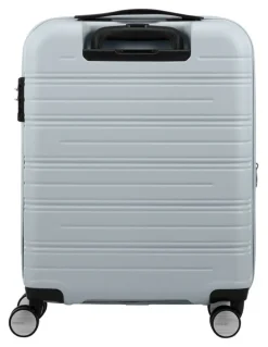 American Tourister Highturn 55cm Spinner Suitcase in Matt Silver
