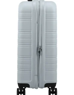 American Tourister Highturn 55cm Spinner Suitcase in Matt Silver
