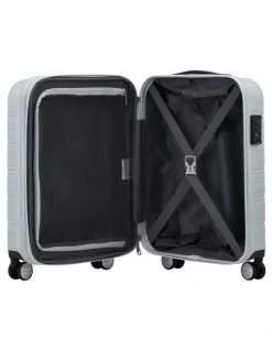 American Tourister Highturn 55cm Spinner Suitcase in Matt Silver