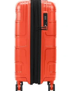 American Tourister Light Max 55cm Spinner Suitcase in Flame Orange