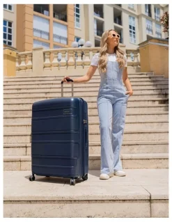 American Tourister Light Max 69cm Spinner Suitcase in Navy