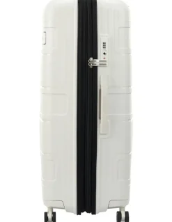American Tourister Light Max 82cm Spinner Suitcase in Off-White
