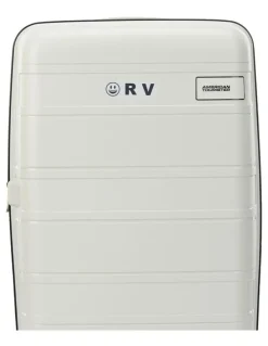 American Tourister Light Max 82cm Spinner Suitcase in Off-White