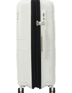 American Tourister Light Max 69cm Spinner Suitcase in Off-White