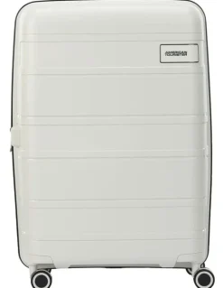 American Tourister Light Max 69cm Spinner Suitcase in Off-White