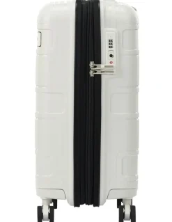 American Tourister Light Max 55cm Spinner Suitcase in Off-White