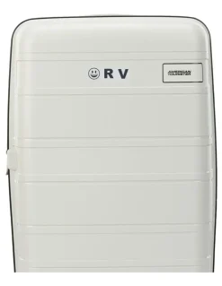 American Tourister Light Max 55cm Spinner Suitcase in Off-White