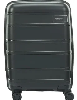 American Tourister Light Max 55cm Spinner Suitcase in Black