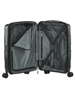 American Tourister Light Max 55cm Spinner Suitcase in Black